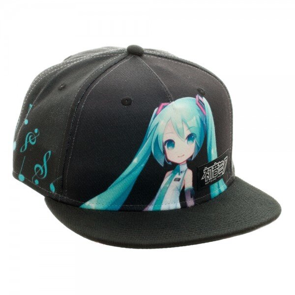 帽子 S&MIKU Hatsune Miku Black Snapback: Bioworld - Tokyo Otaku Mode (TOM)
