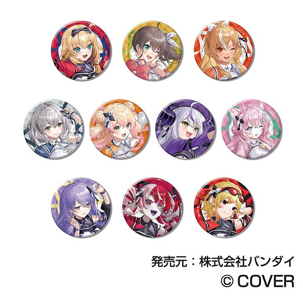 Hololive 6th Fes. Color Rise Harmony Tin Badge B Stage 1 Box