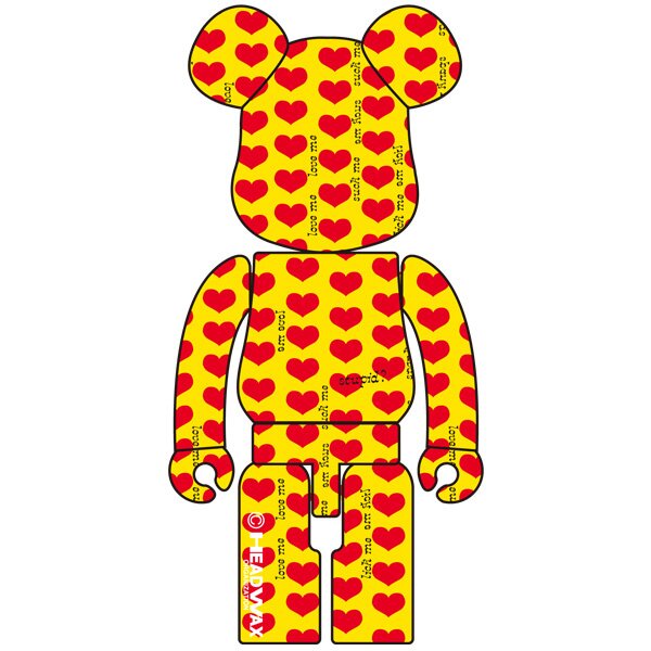 BE@RBRICK Yellow Heart 1000%