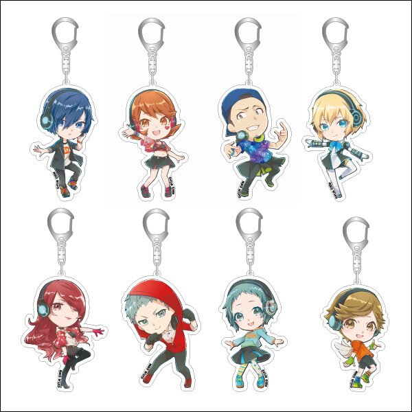 Persona 3: Dancing In Moonlight Chibi Acrylic Keychain Collection 