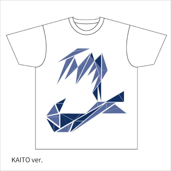 【HI FI FNK】Kaito Checked Shirt Hatsune Miku Summer Festival Geometric Kaito T-Shirt - Tokyo