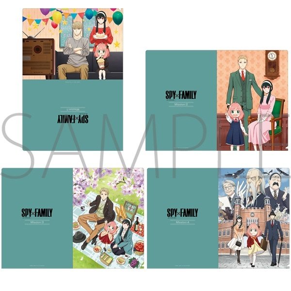 Spy x Family Mission 1-4 Main Visual Clear File Set - Tokyo Otaku