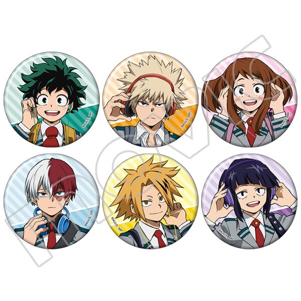 My Hero Academia B6 Character Badge Collection Box Set - Tokyo Otaku ...