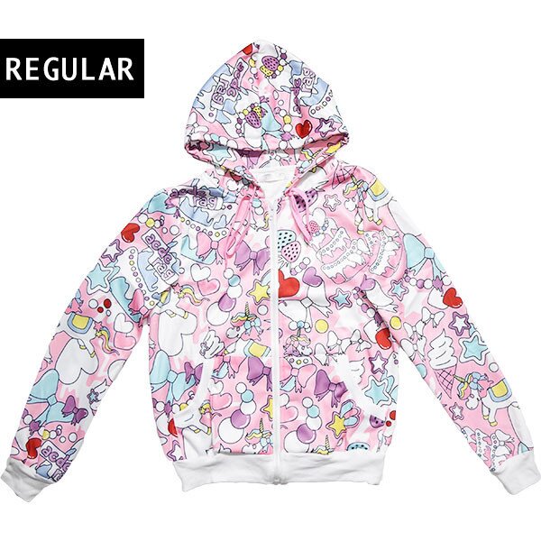 ACDC RAG Cake Zippered Hoodie: ACDC RAG - Tokyo Otaku Mode (TOM)