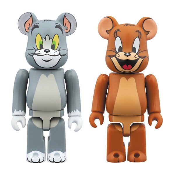 MEDICOM TOY - BE@RBRICK JERRY フロッキー Ver. 100％ & 400%の+