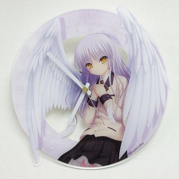 Angel Beats! 1st Beat Tenshi Acrylic Wall Clock: VisualArt's/Key