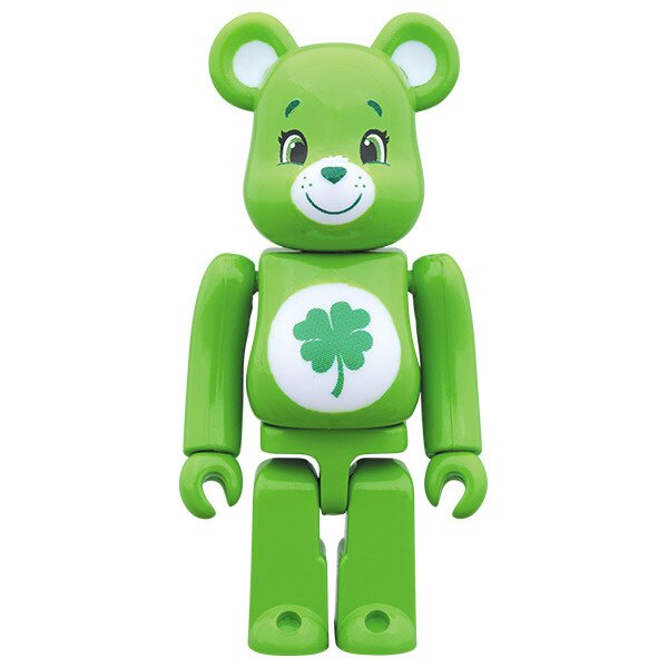 BE@RBRICK Care Bears Good Luck Bear 100%