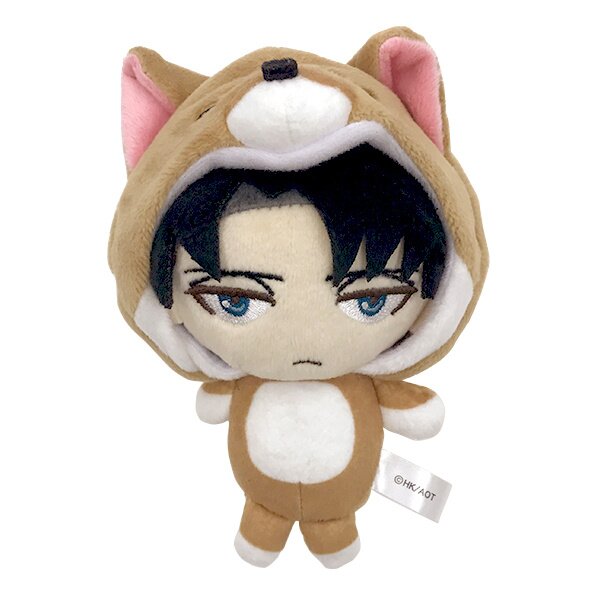 Attack on Titan Animalkko Plushie Mascot Levi - Tokyo Otaku Mode (TOM)