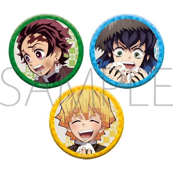 Demon Slayer: Kimetsu no Yaiba Tanjiro & Giyu Pin Badge Set