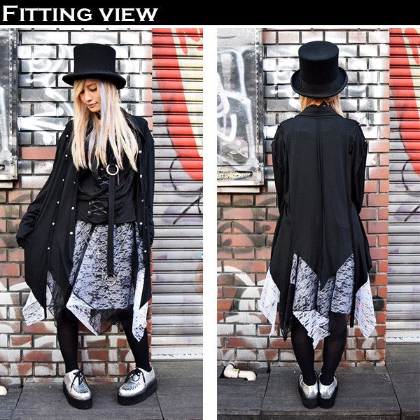 ACDC RAG Studded Shirt-Style Cardigan - Tokyo Otaku Mode (TOM)