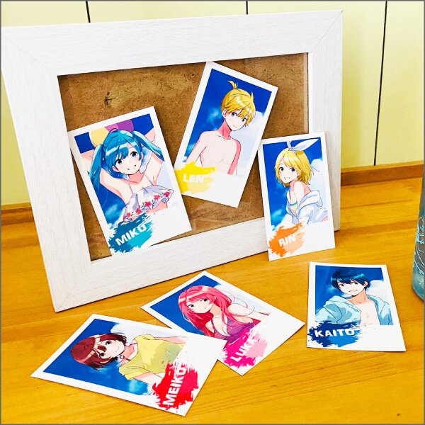 Hatsune Miku Summer Party Polaroid-Style Card Set - Tokyo Otaku