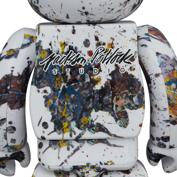 MEDICOM TOY BE@RBRICK JACKSON POLLOCK STUDIO SPLASH 400