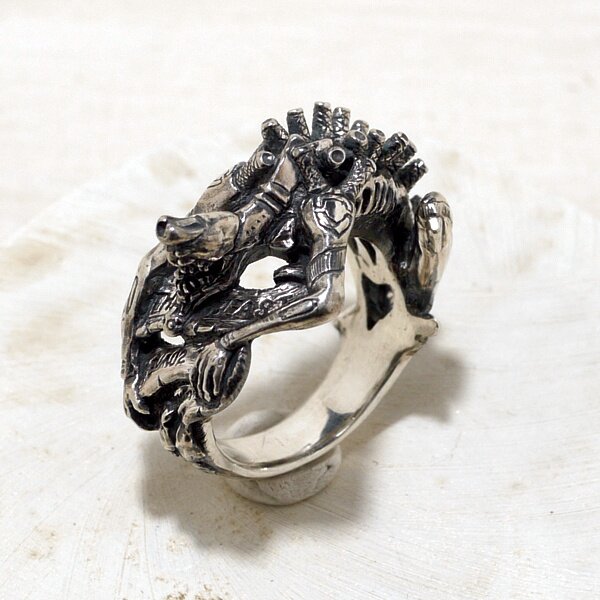 BIZZARE scorpion silver ring - リング