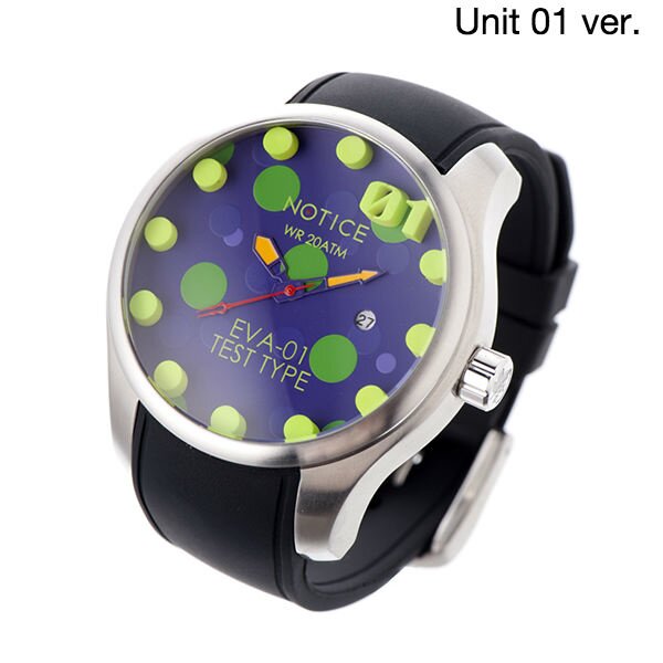 EVA×NOTICE ダイバーウォッチ ドットVer EVA-01 EVA x Notice Diver Watch - Tokyo Otaku Mode (TOM)