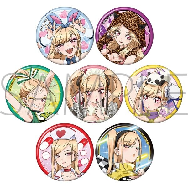 AmiAmi [Character & Hobby Shop]  TV Anime My Dress-Up Darling Tin Badge  Design 05 (Marin Kitagawa /E)(Pre-order)