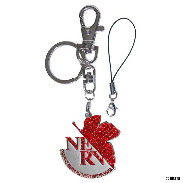 限定 NERV キーホルダー PROJECT EVANGELION レア 未使用 Evangelion Project - NERV Jewelry Key Ring (Red) - Tokyo Otaku