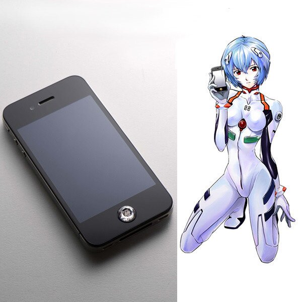 Evangelion Home Button for iPhone / iPod / iPad (Cubic Zirconia)