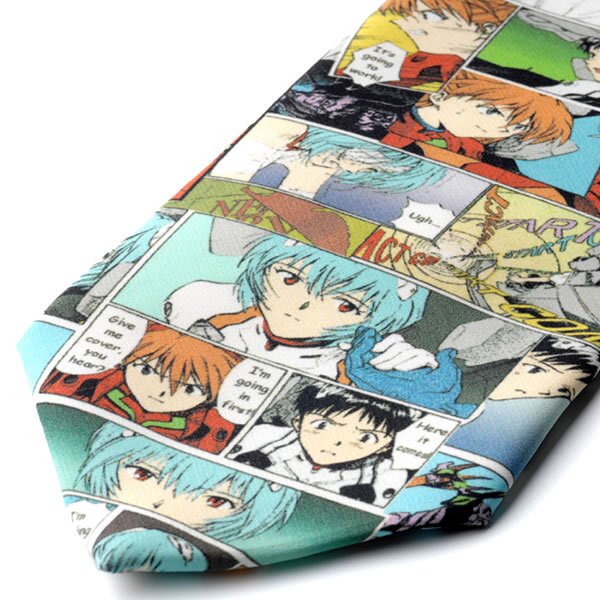 Neon Genesis Evangelion Yoshiyuki Sadamoto Comic Tie - Tokyo Otaku