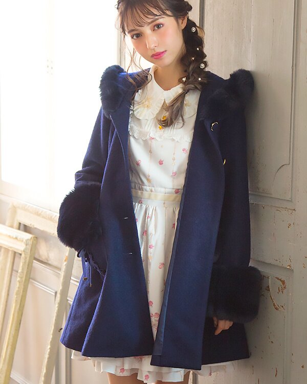 【THE MOZZ】[Premium] Lucy Handmade Collar Coat LIZ LISA Sailor Collar Coat - Tokyo Otaku Mode (TOM)