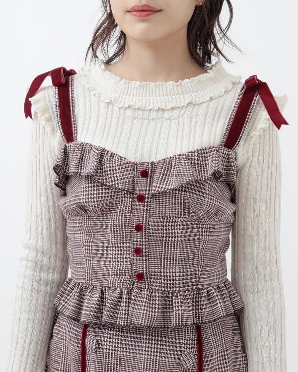 LIZ LISA Checkered Bustier - Tokyo Otaku Mode (TOM)