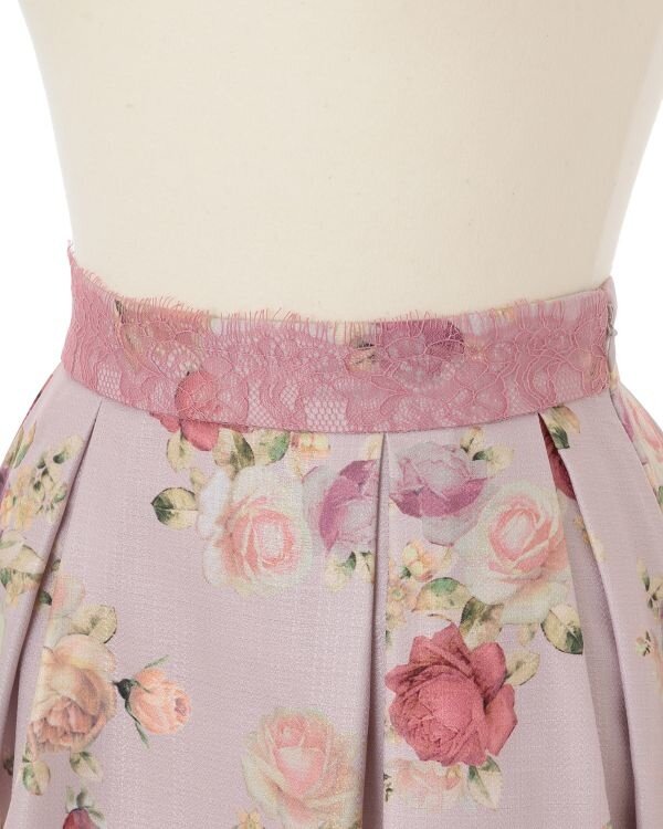 LIZ LISA Rose Pattern Asymmetric Skirt: LIZ LISA - Tokyo