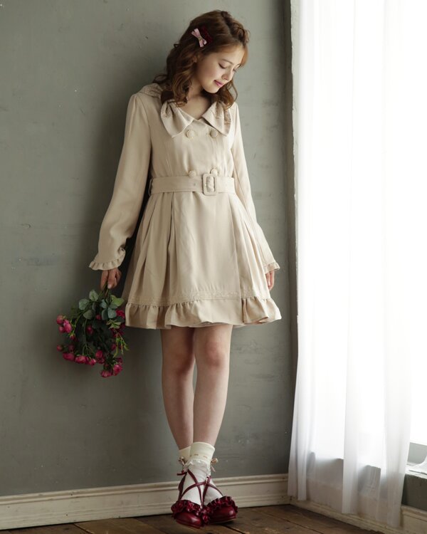 LIZ LISA Ribbon Collar Trench Coat - Tokyo Otaku Mode (TOM)