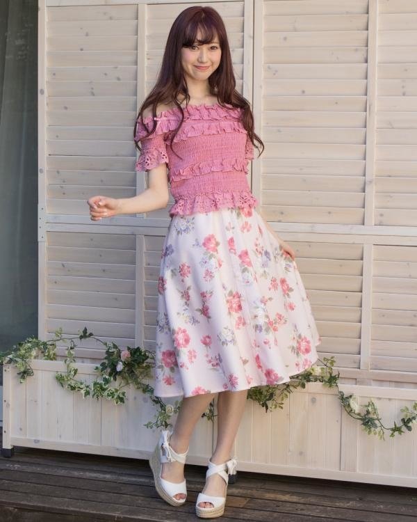 LIZ LISA Vintage Flower Pattern Skirt - Tokyo Otaku Mode (TOM)