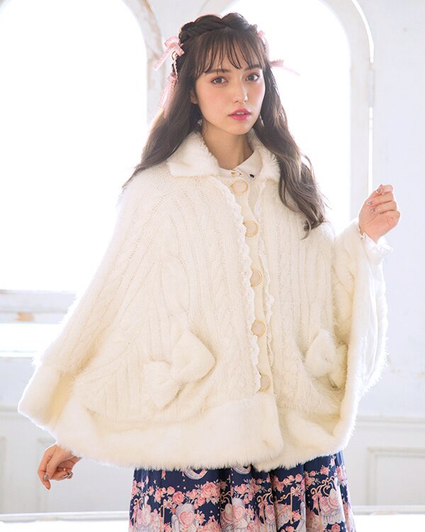 LIZ LISA Collared Ribbon Poncho: LIZ LISA - Tokyo Otaku Mode (TOM)