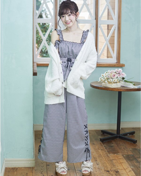LIZ LISA Check Pattern Wide Pants - Tokyo Otaku Mode (TOM)