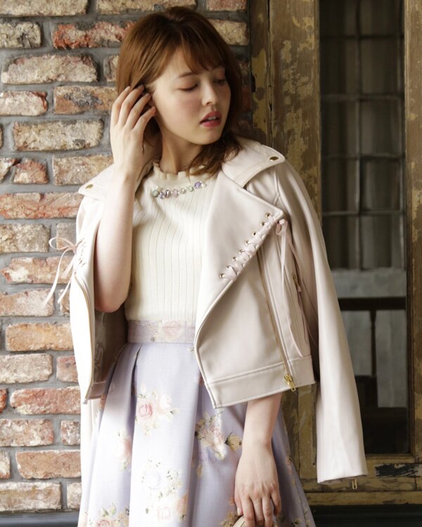 SHE Tokyo Lisa dot beige yellow 34 新品タグ付 SHE Tokyo Lisa dot beige yellow 34 新品タグ付 SHE Tokyo Lisa dot