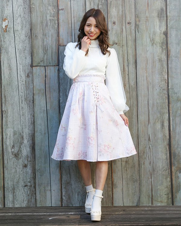 LIZ LISA Tweed Floral Skirt: LIZ LISA - Tokyo Otaku Mode (TOM)