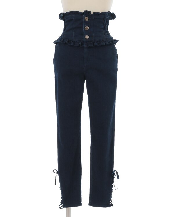 HEOS VELVET LAYERED PANTS サイズ2 久遠 メンズ
