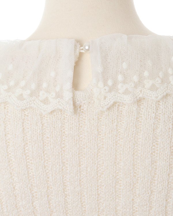 LIZ LISA Lace Collar Knit Top: LIZ LISA - Tokyo Otaku Mode (TOM)