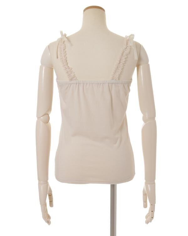 LIZ LISA Shoulder Ribbon Frill Tank Top: LIZ LISA - Tokyo