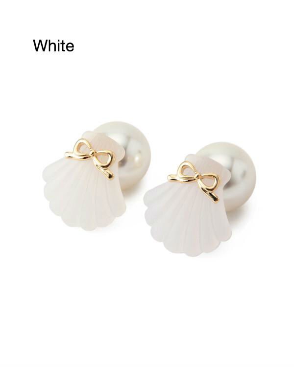 LIZ LISA Seashell & Pearl Earrings - Tokyo Otaku Mode (TOM)