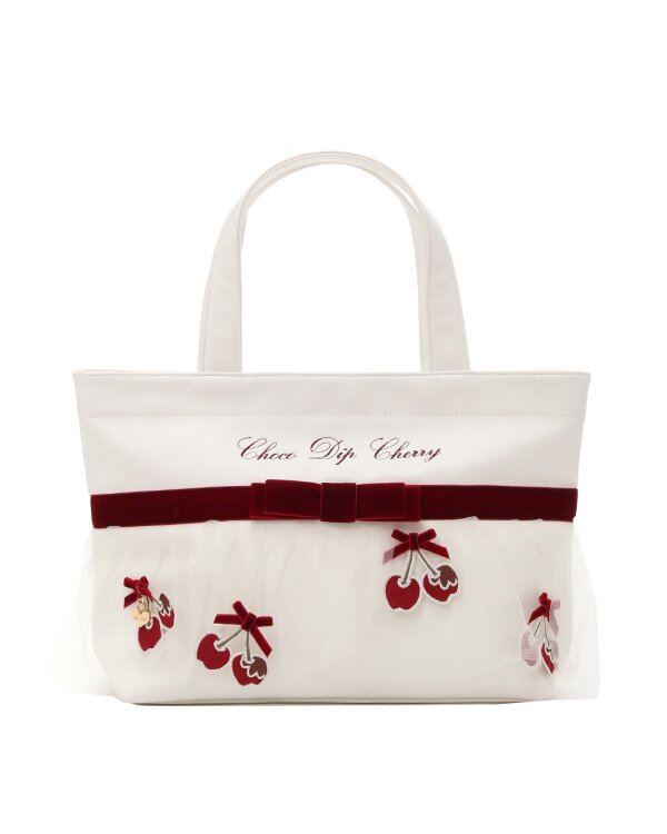 LIZ LISA Chocolate-Dipped Cherries Tote Bag: LIZ LISA - Tokyo