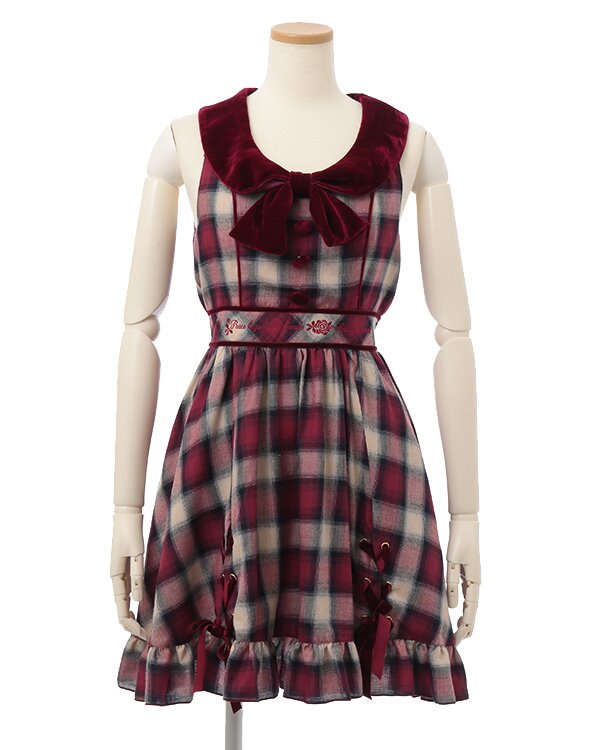 LIZ LISA Hem String Checkered Dress - Tokyo Otaku Mode (TOM)
