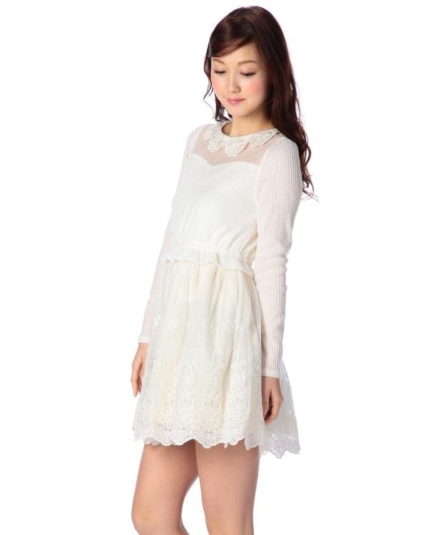 LIZ LISA Flower Lace Collar Dress: LIZ LISA - Tokyo Otaku Mode (TOM)