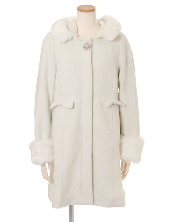 LIZ LISA Hooded Faux Fur Coat - Tokyo Otaku Mode (TOM)