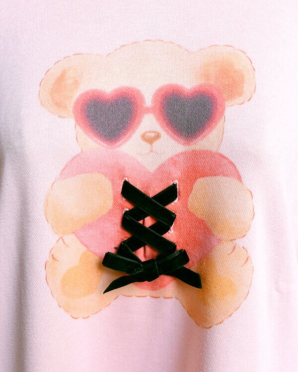 LIZ LISA Bear Print String Hoodie: LIZ LISA - Tokyo Otaku