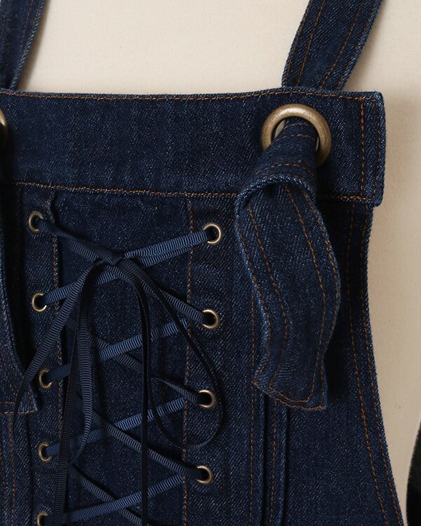 LIZ LISA Front String Denim Overalls - Tokyo Otaku Mode (TOM)