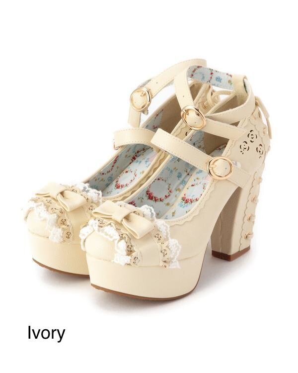 LIZ LISA Lace Ribbon Strap Pumps: LIZ LISA - Tokyo Otaku