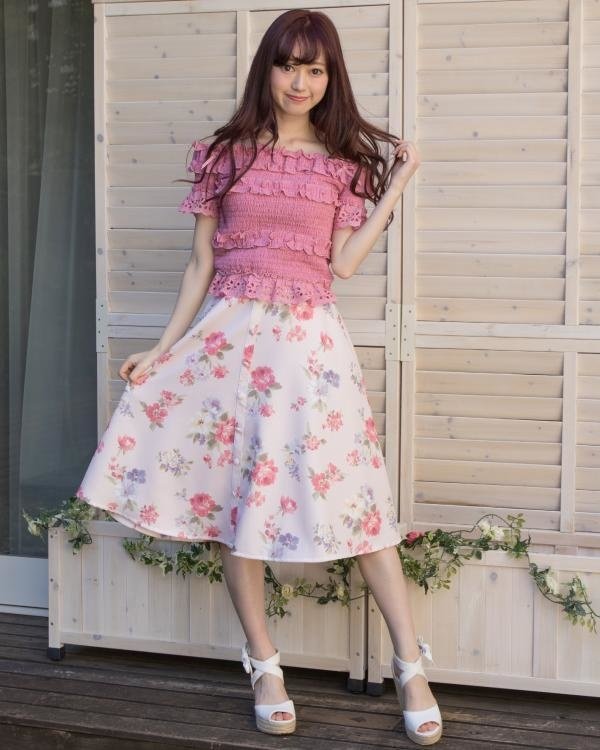 LIZ LISA Vintage Flower Pattern Skirt - Tokyo Otaku Mode (TOM)