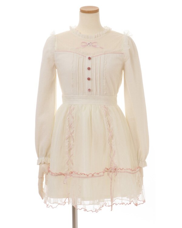 LIZ LISA Ribbon Embroidered Dress