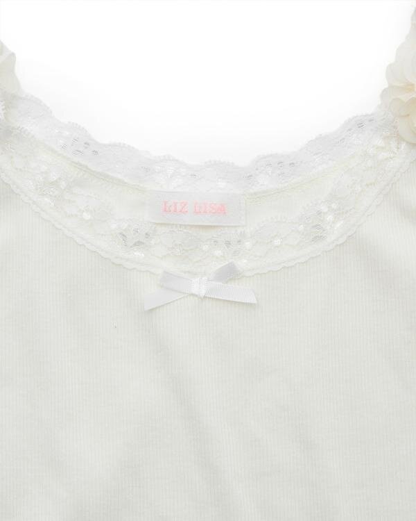 LIZ LISA Shoulder Flower Tank Top: LIZ LISA - Tokyo Otaku