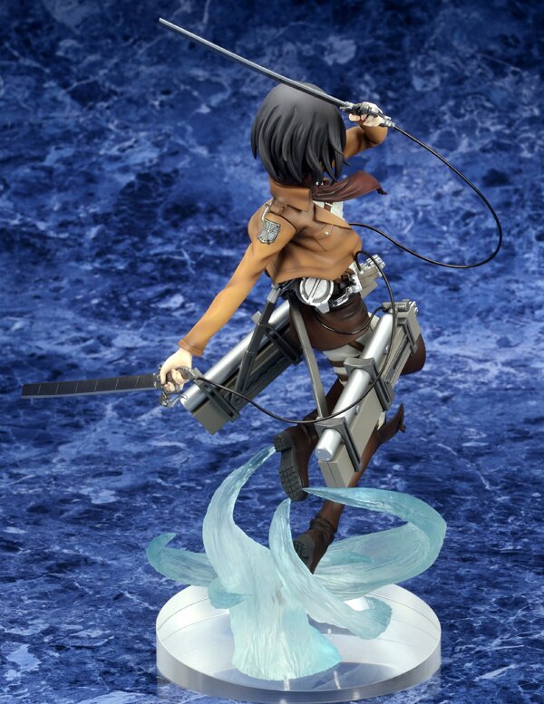 mikasa ackerman resin statue