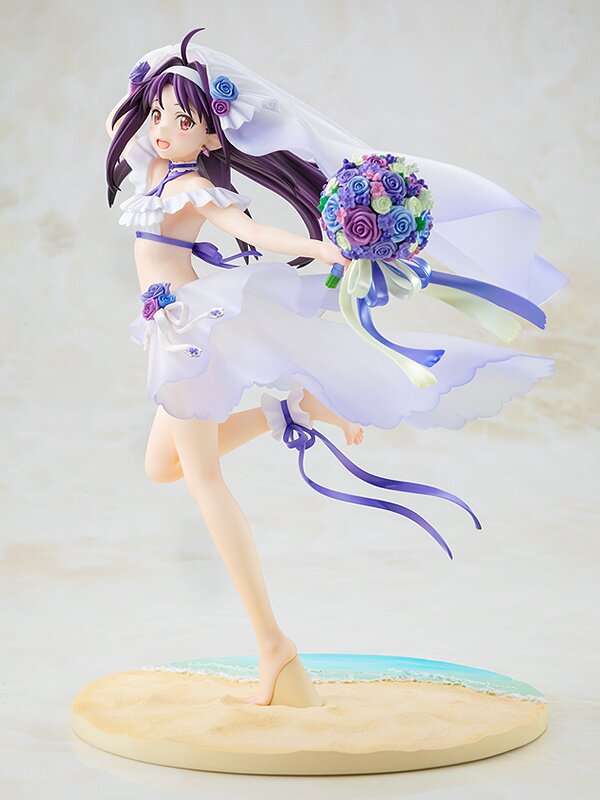 Life-size Sword Art Online anime girl figure wears real, custom-made  wedding dress