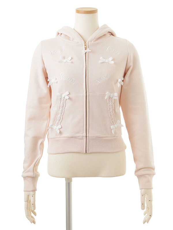 ジャケット・アウター ribbon zip hoodie ribbon zip hoodie