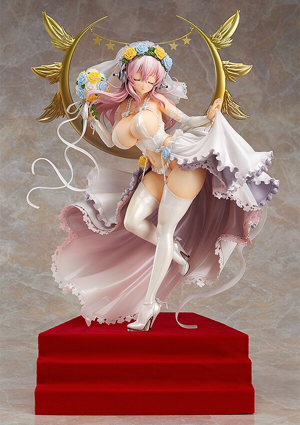 すーぱーそに子 10th Anniversary Figure Wedding Super Sonico Wedding Ver. Figure: Good Smile Company - Tokyo