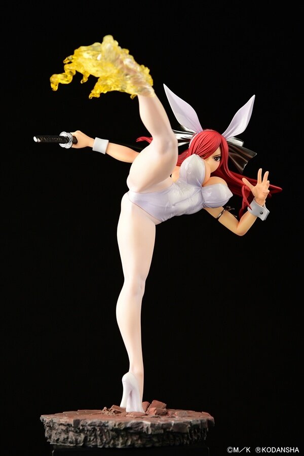 1/6 セクシーフィギュア Fairy Tail Erza Scarlet: High Kick White Bunny Ver. 1/6